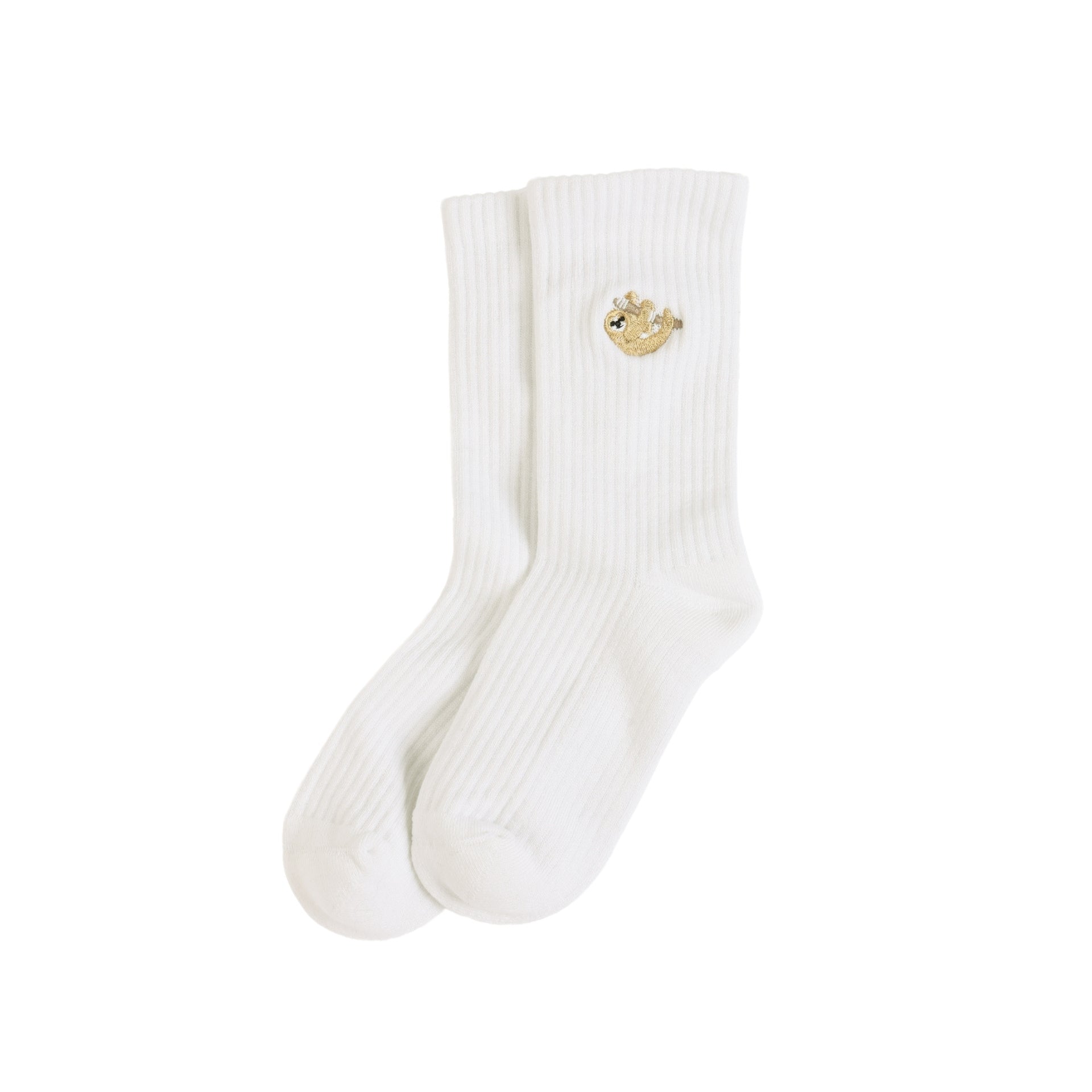 Pull Up Bar Doorframe - Save the Sloths Ribbed Bamboo Socks