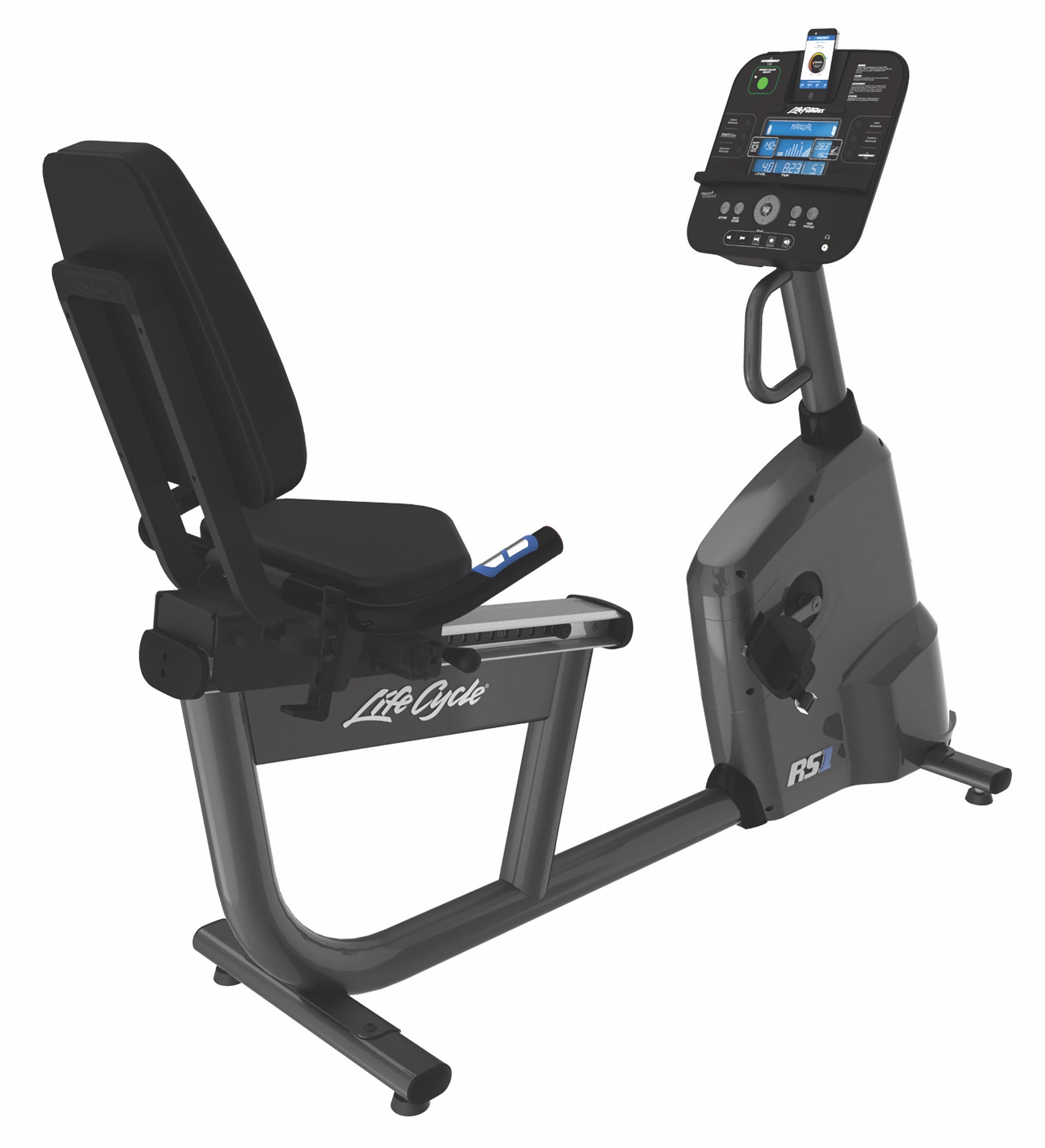 Yen Yoga & Fitness - Life Fitness RS1 Recumbent Bike-Track Connect