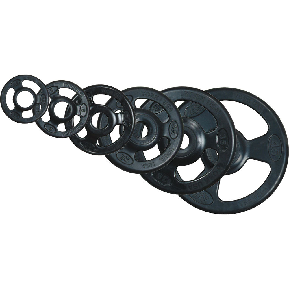 Yen Yoga & Fitness - York Olympic Rubber Iso Grip Discs