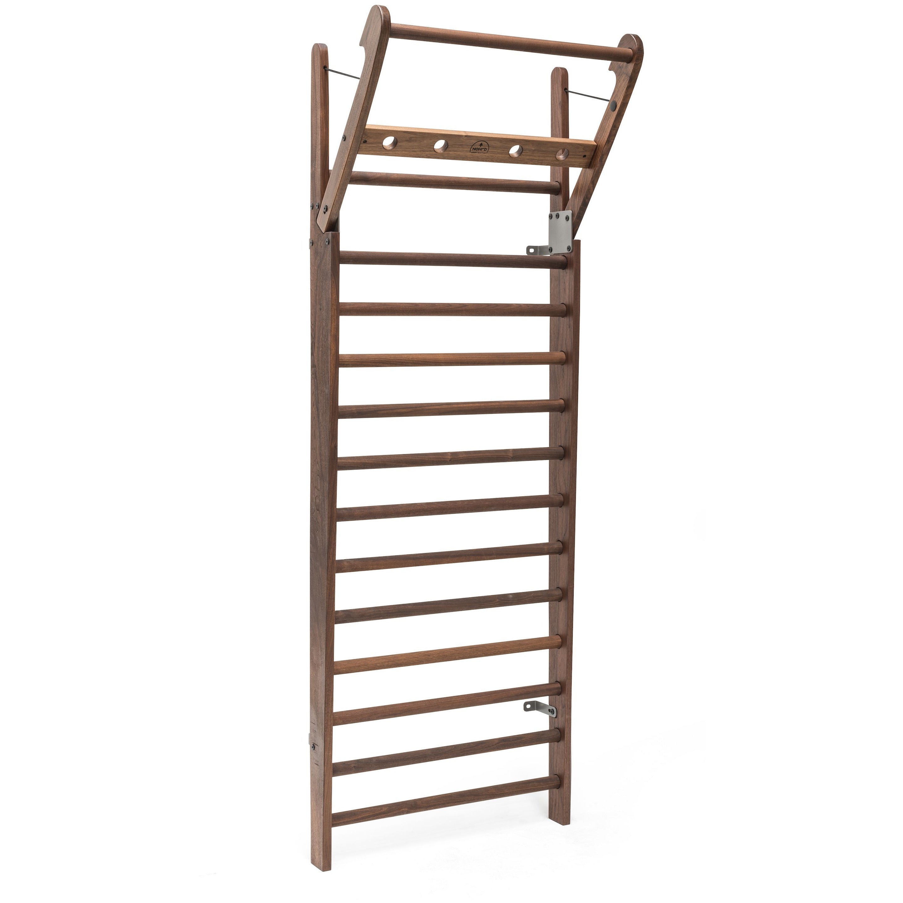 Yen Yoga & Fitness - Wallbars 10 and 14 Rungs-Walnut 14